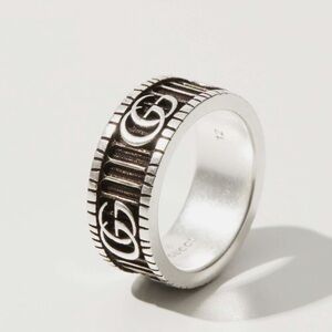 🔥 Gucci Double G Sterling Silver Ring